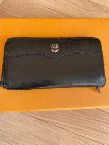 가격 인하 DEAL DESIGN 딜 디자인 블랙 가죽 장지갑 지퍼 포함