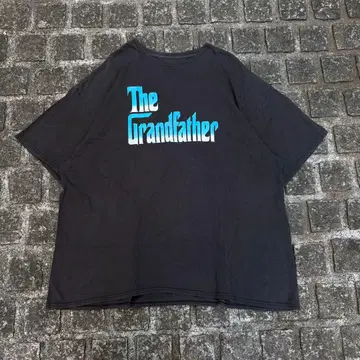 한정판 The Grand Father 패러디 티셔츠 블랙 XL