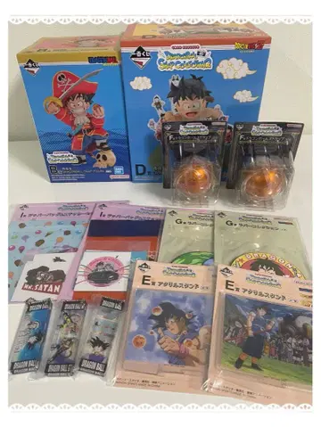 제일복권 DRAGONBALL SNAP B상 손오공 D상 손오반 F상