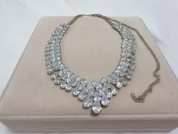 스테이지용 비쥬 목걸이 고져스 큐빅 콘테스트/드레스