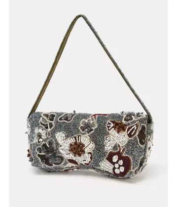 ZARA 비즈 미니백 콘키