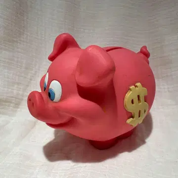 핑크색 돼지 저금통 디즈니랜드