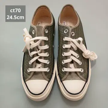 [ 미사용 새상품 ] CT70 Chuck ox 척테일러 카키 24.5cm