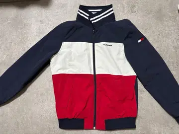 HILFIGER 나일론 자켓 네이비/화이트/레드