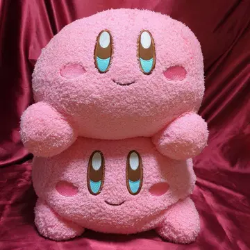 별의 커비 폭신폭신 더 BIG 봉제 인형 엎드린 2체 세트