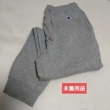 Champion 스웨트 팬츠 그레이 속기모 남성용 XL 미사용 새상품