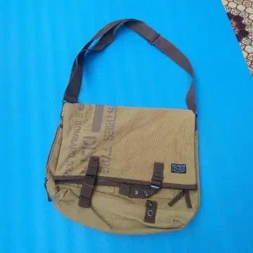 NEVEREND 숄더 원통형 숄더백 브라운