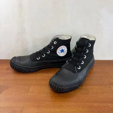 새상품급 컨버스 덕 부츠 24.5cm 블랙 캔버스 x 러버