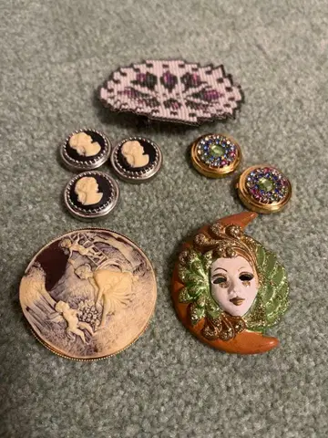 빈티지 브로치 세트 다양한 디자인