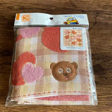 새상품 USJ 구매 미니언 팀 미니 타월 약 25 x 25cm