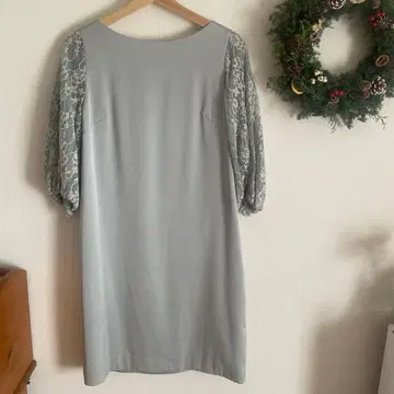 [ Rouge vif la cle ] 소매 레이스 원피스