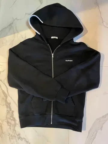 Madhappy XS 블랙 집업 후드티