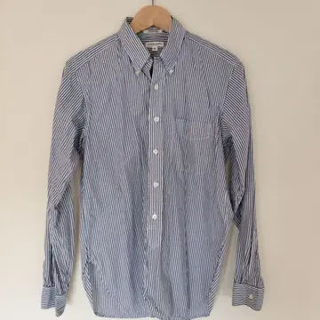 새상품급 엔지니어드 가먼츠 19TH 버튼 다운 스트라이프 셔츠 S (빅)