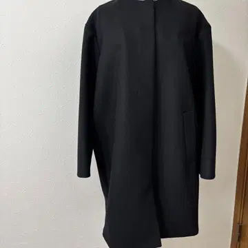 택 포함 미사용 새상품 theory luxe 블랙 코트 size 38