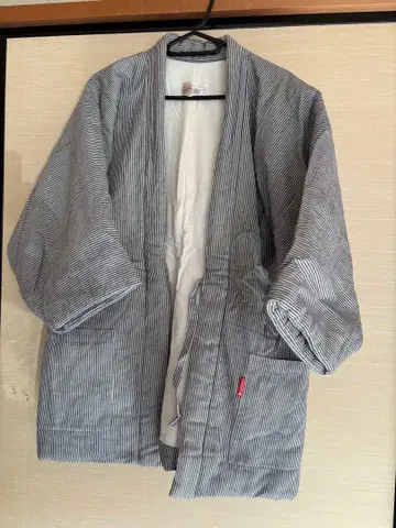 면의 고향 스트라이프 패턴 겉옷