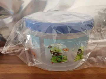 레트로 D상 후드 컨테이너 (파랑)