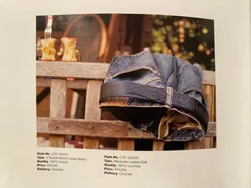 34650엔 cootie cowhide leather belt