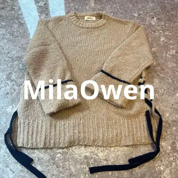 Mila Owen 사이드 리본 니트