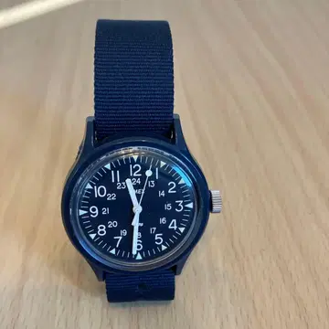 TIMEX 오리지널 캠퍼 네이비 쿼츠 36mm