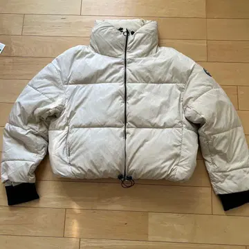 ZARA 화이트 다운 자켓 L