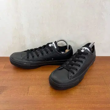 컨디션 최상 컨버스 올스타 가죽 23.5cm 블랙