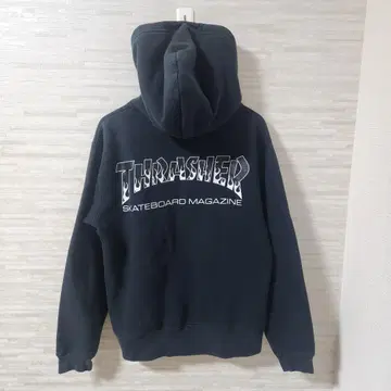 [ M ] THRASHER 풀 집업 후드티 블랙