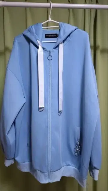 PSYCHO NATION 라이트 블루 후드티 46 토끼 귀