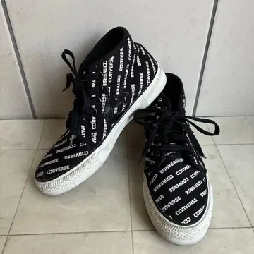 CONVERSE 로고 프린트 하이컷 스니커즈