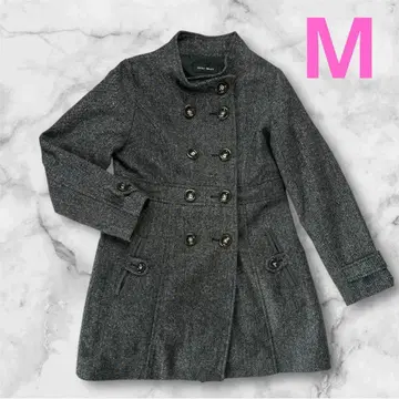 [ Aller Bion ] 깔끔한 피 코트 M 허리 절개가 귀여운