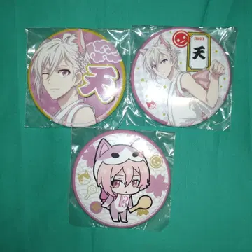 아이들리시 세븐 TRIGGER 쿠죠 텐 태고의 달인 콜라보 캔뱃지 3개