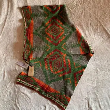 데님&서플라이 랄프 로렌 스톨 머플러 면 100% 미사용 새상품