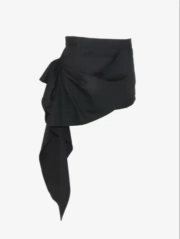 theredthread S drape tail skirt mini