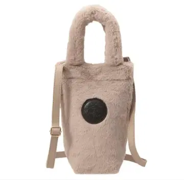 스타벅스 홀리데이 2025 보틀 숄더백 퍼 베이지