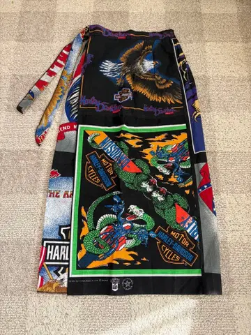 미국 반다나 리메이크 랩스커트