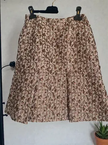 ANAYI 꽃무늬 플레어 스커트 사이즈 38