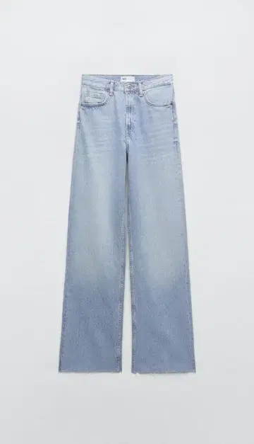 TRF 하이라이즈 와이드 레그 데님 팬츠