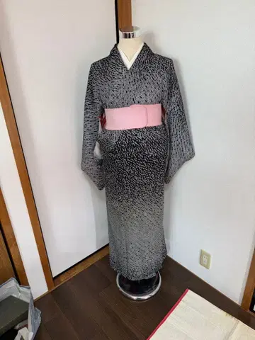 총 시보리 코몬 모노톤 반짝이 비즈 포함