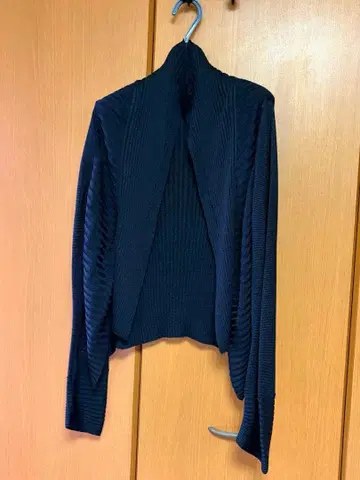 히로코코시노 리브 가디건 블랙