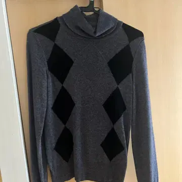 Armani Jeans 아가일 무늬 터틀넥 42