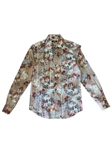 토네이도 마트 꽃무늬 셔츠 폴리 셔츠