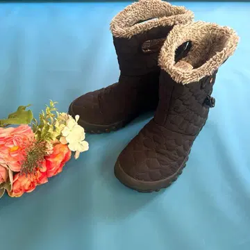 BOGS 스노우 부츠 새상품급! 블랙 24cm 퀼팅 안감 퍼
