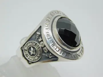 14호 새상품 Dr Monroe 칼리지 반지 (대) 블랙 지르코니아