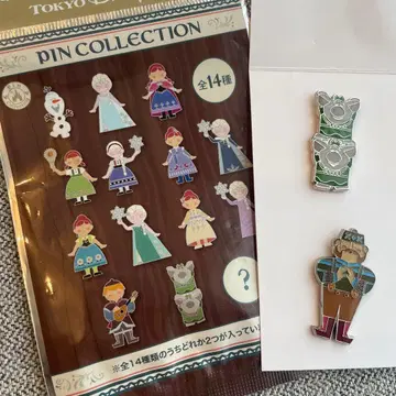 겨울왕국 판타지 스프링스 핀 배지 2개