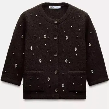 ZARA 비쥬 가디건