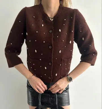 ZARA 비쥬 가디건