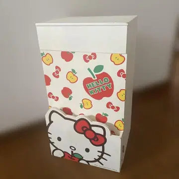 레어 하자 있음 쇼와 레트로 헬로키티 선반 수납 체스트