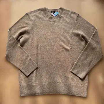 유니클로 캐시미어 니트 스웨터 베이지 L