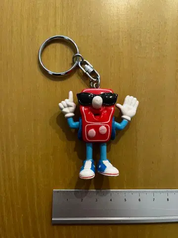 [ 중고 ] 도미노피자 캐릭터 토니 피규어 인형 키링