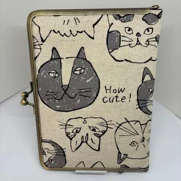 빨간 망토와 늑대 패턴 가마구치 장지갑