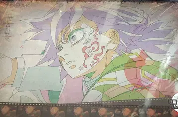 귀멸의 칼날 ufotablecafe 무한열차편 토미오카 기유 런치 매트